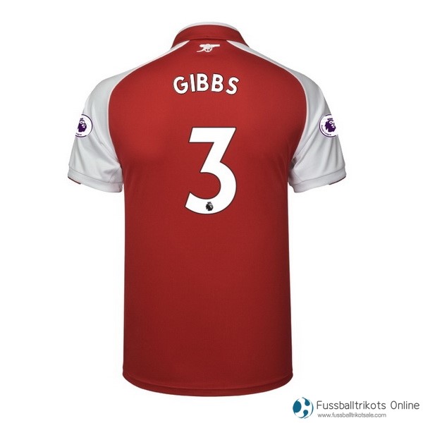 Arsenal Trikot Heim Gibbs 2017-18 Fussballtrikots Günstig